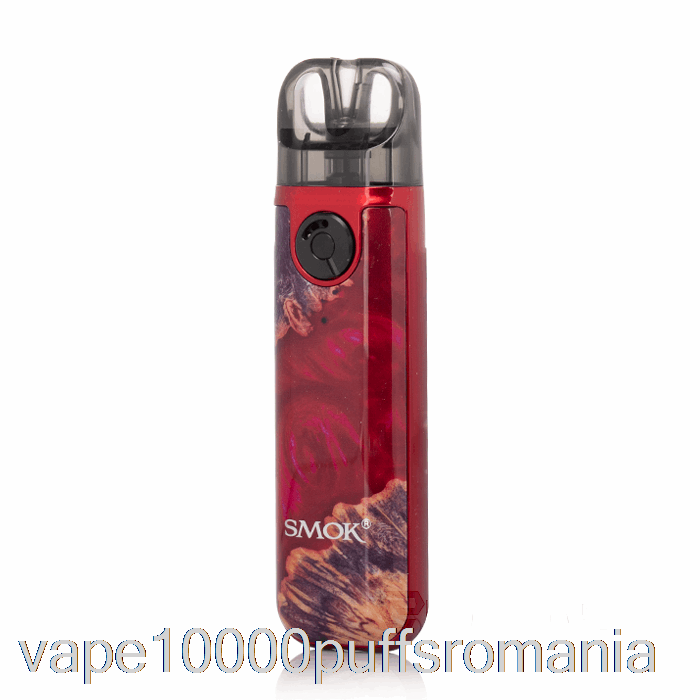 Vape Romania Smok Novo 4 Mini 25w Kit Rosu Stabilizator Lemn